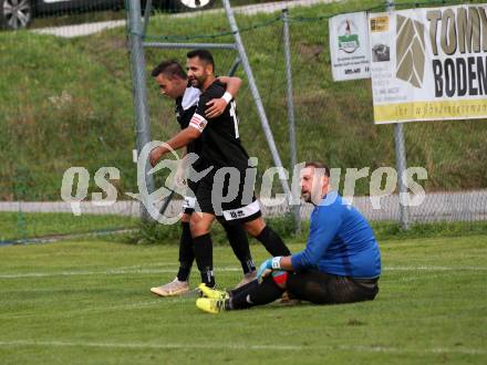 Fussball. 2. Klasse C. Gurk gegen Soerg. Torjubel Denis Sahitaj, Pascal Stefan Eichwalder (Soerg). Gurk, 28.9.2019.
Foto: Kuess
www.qspictures.net
---
pressefotos, pressefotografie, kuess, qs, qspictures, sport, bild, bilder, bilddatenbank