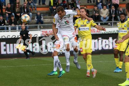Fussball Bundesliga. RZ Pellets WAC gegen spusu SKN St. Poelten. Mario Leitgeb (WAC). Wolfsberg, am 6.10.2019.
Foto: Kuess
www.qspictures.net

---
pressefotos, pressefotografie, kuess, qs, qspictures, sport, bild, bilder, bilddatenbank