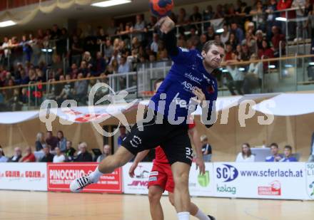 Handball Bundesliga. HLA. SC Kelag Ferlach gegen UHK Krems. Matic Kotar (SCF). Ferlach, am 28.9.2019.
Foto: Kuess
---
pressefotos, pressefotografie, kuess, qs, qspictures, sport, bild, bilder, bilddatenbank