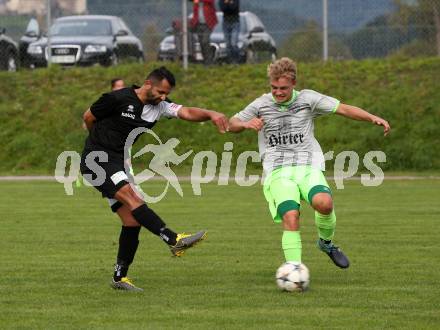 Fussball. 2. Klasse C. Gurk gegen Soerg. Moritz Thomas Lassnig (Gurk),  Denis Sahitaj (Soerg). Gurk, 28.9.2019.
Foto: Kuess
www.qspictures.net
---
pressefotos, pressefotografie, kuess, qs, qspictures, sport, bild, bilder, bilddatenbank