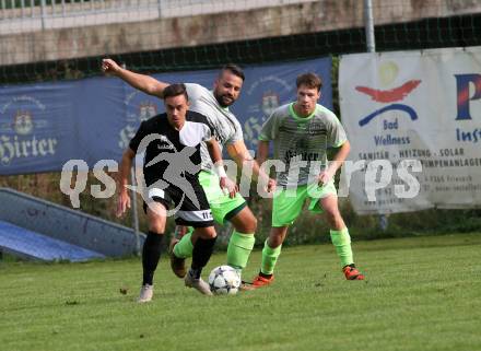 Fussball. 2. Klasse C. Gurk gegen Soerg. Marc Fessl, Josef Landsmann (Gurk), Pascal Stefan Eichwalder (Soerg). Gurk, 28.9.2019.
Foto: Kuess
www.qspictures.net
---
pressefotos, pressefotografie, kuess, qs, qspictures, sport, bild, bilder, bilddatenbank