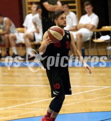 Basketball 2. Bundesliga. Grunddurchgang 3. Runde. KOS Celovec gegen Mistelbach Mustangs.  Julian Alper (Mustangs). Klagenfurt, am 5.10.2019.
Foto: Kuess
www.qspictures.net

---
pressefotos, pressefotografie, kuess, qs, qspictures, sport, bild, bilder, bilddatenbank