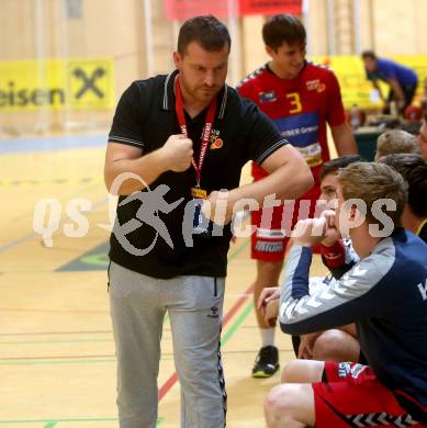 Handball Bundesliga. HLA. SC Kelag Ferlach gegen UHK Krems. Trainer Aron Tomann Krems (Krems). Ferlach, am 28.9.2019.
Foto: Kuess
---
pressefotos, pressefotografie, kuess, qs, qspictures, sport, bild, bilder, bilddatenbank