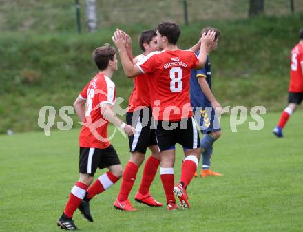 Fussball. 2. Klasse B. SG SK WeiÃenstein/SV Toeplitsch gegen Gitschtal.  Torjubel Marco Domenig, Andreas Holzfeind, Mario Santner  (Gitschtal.). WeiÃenstein, 5.10.2019.
Foto: Kuess
www.qspictures.net
---
pressefotos, pressefotografie, kuess, qs, qspictures, sport, bild, bilder, bilddatenbank