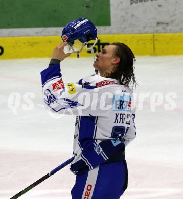 EBEL. Eishockey Bundesliga. EC VSV gegen Moser Medical Graz99ers.   Anton Karlsson (VSV). Villach, am 13.10.2019.
Foto: Kuess
www.qspictures.net
---
pressefotos, pressefotografie, kuess, qs, qspictures, sport, bild, bilder, bilddatenbank