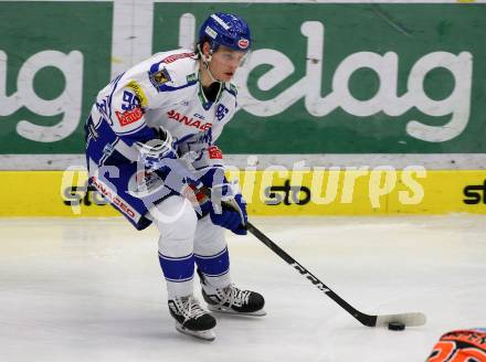 EBEL. Eishockey Bundesliga. EC VSV gegen Moser Medical Graz99ers.   Anton Karlsson (VSV). Villach, am 13.10.2019.
Foto: Kuess
www.qspictures.net
---
pressefotos, pressefotografie, kuess, qs, qspictures, sport, bild, bilder, bilddatenbank