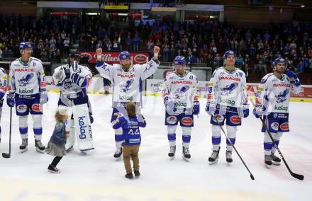 EBEL. Eishockey Bundesliga. EC VSV gegen Moser Medical Graz99ers.   Jubel VSV. Villach, am 13.10.2019.
Foto: Kuess
www.qspictures.net
---
pressefotos, pressefotografie, kuess, qs, qspictures, sport, bild, bilder, bilddatenbank