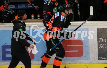 EBEL. Eishockey Bundesliga. EC VSV gegen Moser Medical Graz99ers.   Joakim Hillding (Graz). Villach, am 13.10.2019.
Foto: Kuess
www.qspictures.net
---
pressefotos, pressefotografie, kuess, qs, qspictures, sport, bild, bilder, bilddatenbank
