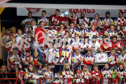 EBEL. Eishockey Bundesliga. KAC gegen	VSV.  Fans (KAC). Klagenfurt, am 18.10.2019.
Foto: Kuess
www.qspictures.net

---
pressefotos, pressefotografie, kuess, qs, qspictures, sport, bild, bilder, bilddatenbank