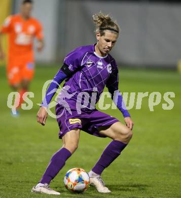Fussball 2. Liga. SK Austria Klagenfurt gegen  SV Horn. Patrick Greil (Austria Klagenfurt). Klagenfurt, am 18.10.2019.
Foto: Kuess
www.qspictures.net
---
pressefotos, pressefotografie, kuess, qs, qspictures, sport, bild, bilder, bilddatenbank