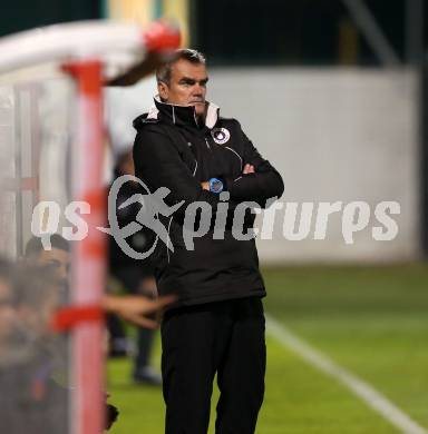 Fussball 2. Liga. SK Austria Klagenfurt gegen  SV Horn. Trainer Robert Micheu (Austria Klagenfurt). Klagenfurt, am 18.10.2019.
Foto: Kuess
www.qspictures.net
---
pressefotos, pressefotografie, kuess, qs, qspictures, sport, bild, bilder, bilddatenbank