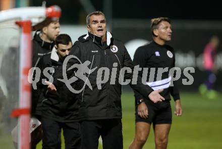 Fussball 2. Liga. SK Austria Klagenfurt gegen  SV Horn. Trainer Robert Micheu (Austria Klagenfurt). Klagenfurt, am 18.10.2019.
Foto: Kuess
www.qspictures.net
---
pressefotos, pressefotografie, kuess, qs, qspictures, sport, bild, bilder, bilddatenbank