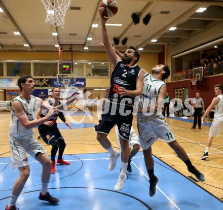 Basketball 2. Bundesliga. Grunddurchgang 5. Runde. KOS Celovec gegen BBC Nord Dragonz. Toman Feinig  (KOS Celovec), Petar Cosic (Nord Dragonz). Klagenfurt, am 19.10.2019.
Foto: Kuess
www.qspictures.net

---
pressefotos, pressefotografie, kuess, qs, qspictures, sport, bild, bilder, bilddatenbank
