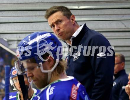 EBEL. Eishockey Bundesliga. EC VSV gegen Dornbirn Bulldogs	.  Trainer Jyrki Aho (VSV). Villach, am 20.10.2019.
Foto: Kuess
www.qspictures.net

---
pressefotos, pressefotografie, kuess, qs, qspictures, sport, bild, bilder, bilddatenbank