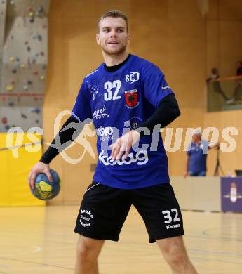 HLA. Handball BUndesliga. SC Kelag Ferlach gegen HSG Remus Baernbach/Koeflach.  Matic Kotar (SCF). Ferlach, am 12.10.2019.
Foto: Kuess
www.qspictures.net

---
pressefotos, pressefotografie, kuess, qs, qspictures, sport, bild, bilder, bilddatenbank