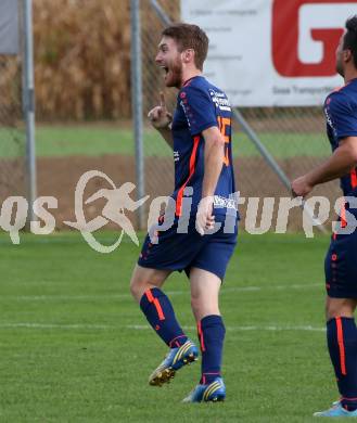 Fussball Unterliga Ost. Woelfnitz gegen SK Austria KLagenfurt. Torjubel Patrick Leczek (Woelfnitz). Woelfnitz, am 19.10.2019.
Foto: Kuess
www.qspictures.net

---
pressefotos, pressefotografie, kuess, qs, qspictures, sport, bild, bilder, bilddatenbank