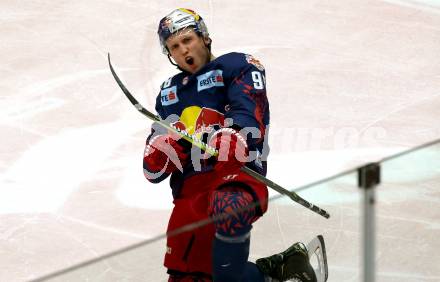 EBEL. Eishockey Bundesliga. EC VSV gegen EC Red Bull Salzburg.  Torjubel Mario Huber (Salzburg). Villach, am 27.10.2019.
Foto: Kuess
www.qspictures.net
---
pressefotos, pressefotografie, kuess, qs, qspictures, sport, bild, bilder, bilddatenbank