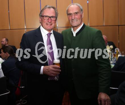 Nacht des Sports. Sportgala. Sportler des Jahres 2019.   Franz Klammer, Stefan Sodat. Velden, am 30.10.2019.
Foto: Kuess
www.qspictures.net

---
pressefotos, pressefotografie, kuess, qs, qspictures, sport, bild, bilder, bilddatenbank