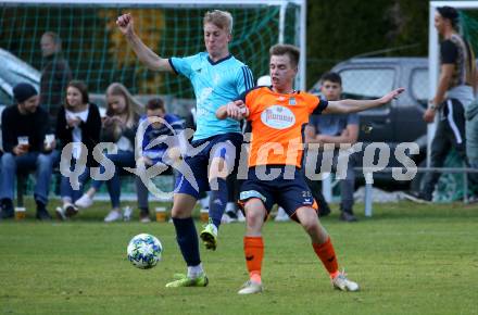 Fussball 1. KLasse A. Penk gegen Oberres Moelltal.  Florian Lukas Fuchs,  (Penk), Kai Brandstaetter  (Oberes Moelltal). Penk, am 26.10.2019.
Foto: Kuess
www.qspictures.net

---
pressefotos, pressefotografie, kuess, qs, qspictures, sport, bild, bilder, bilddatenbank