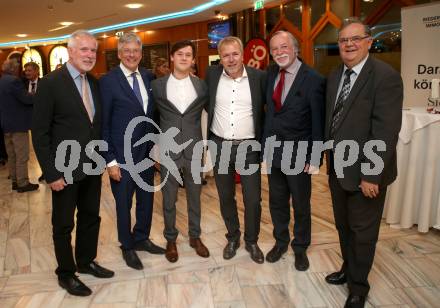 Nacht des Sports. Sportgala. Sportler des Jahres 2019.   Danilo Prusnik, Landeshauptmann Peter Kaiser, Nicolai Uznik, Marjan Velik, Ivan Lukan. Velden, am 30.10.2019.
Foto: Kuess
www.qspictures.net

---
pressefotos, pressefotografie, kuess, qs, qspictures, sport, bild, bilder, bilddatenbank