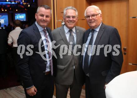 Nacht des Sports. Sportgala. Sportler des Jahres 2019.   Guenther Leikam, Dieter Kalt, Anton Leikam. Velden, am 30.10.2019.
Foto: Kuess
www.qspictures.net

---
pressefotos, pressefotografie, kuess, qs, qspictures, sport, bild, bilder, bilddatenbank