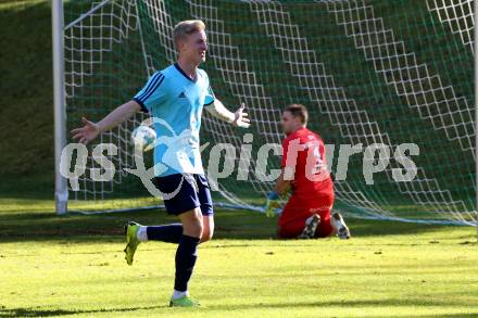 Fussball 1. KLasse A. Penk gegen Oberres Moelltal.  Torjubel Florian Lukas Fuchs  (Penk). Penk, am 26.10.2019.
Foto: Kuess
www.qspictures.net

---
pressefotos, pressefotografie, kuess, qs, qspictures, sport, bild, bilder, bilddatenbank