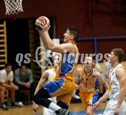 Basketball Zweite Liga 2019/2020. Grunddurchgang 8. Runde. Woerthersee Piraten gegen BBU Salzburg. Guillermo Sanchez Daza (Salzburg). Klagenfurt, am 3.11.2019.
Foto: Kuess
www.qspictures.net

---
pressefotos, pressefotografie, kuess, qs, qspictures, sport, bild, bilder, bilddatenbank