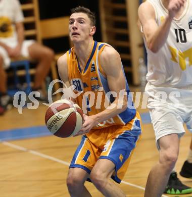 Basketball Zweite Liga 2019/2020. Grunddurchgang 8. Runde. Woerthersee Piraten gegen BBU Salzburg.  Thomas Buchegger (Salzburg). Klagenfurt, am 3.11.2019.
Foto: Kuess
www.qspictures.net

---
pressefotos, pressefotografie, kuess, qs, qspictures, sport, bild, bilder, bilddatenbank