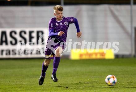 Fussball 2. Liga. SK Austria Klagenfurt gegen  SKU Amstetten. Florian Freissegger (Austria Klagenfurt). Klagenfurt, am 1.11.2019.
Foto: Kuess
www.qspictures.net
---
pressefotos, pressefotografie, kuess, qs, qspictures, sport, bild, bilder, bilddatenbank
