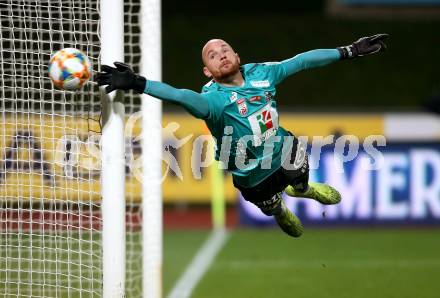 Fussball Bundesliga. RZ Pellets WAC gegen FC Red Bull Salzburg.  Alexander Kofler (WAC). Wolfsberg, am 10.11.2019.
Foto: Kuess
www.qspictures.net

---
pressefotos, pressefotografie, kuess, qs, qspictures, sport, bild, bilder, bilddatenbank