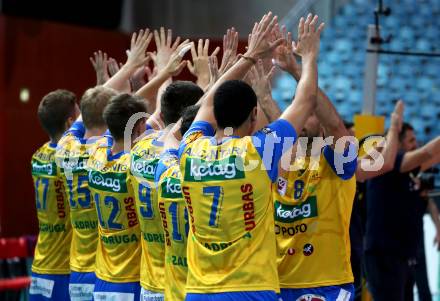 Volleyball. CEV Champions League Volley 2020 Men. SK Zadruga Aich/Dob gegen HAOK Mladost Zageb.  (Aich/Dob). Klagenfurt, am 13.11.2019.
Foto: Kuess
www.qspictures.net
Foto: Kuess
---
pressefotos, pressefotografie, kuess, qs, qspictures, sport, bild, bilder, bilddatenbank