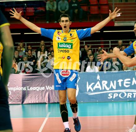 Volleyball. CEV Champions League Volley 2020 Men. SK Zadruga Aich/Dob gegen HAOK Mladost Zageb. Jubel Filip Palgut (Aich/Dob). Klagenfurt, am 13.11.2019.
Foto: Kuess
www.qspictures.net
Foto: Kuess
---
pressefotos, pressefotografie, kuess, qs, qspictures, sport, bild, bilder, bilddatenbank