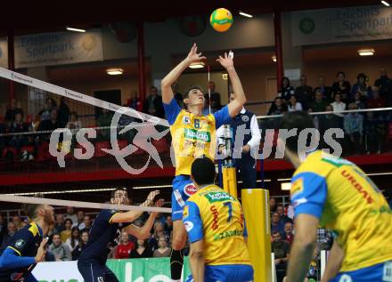 Volleyball. CEV Champions League Volley 2020 Men. SK Zadruga Aich/Dob gegen HAOK Mladost Zageb. Filip Palgut (Aich/Dob). Klagenfurt, am 13.11.2019.
Foto: Kuess
www.qspictures.net
Foto: Kuess
---
pressefotos, pressefotografie, kuess, qs, qspictures, sport, bild, bilder, bilddatenbank