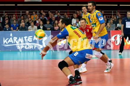 Volleyball. CEV Champions League Volley 2020 Men. SK Zadruga Aich/Dob gegen HAOK Mladost Zageb. Ivan Kolev (Aich/Dob). Klagenfurt, am 13.11.2019.
Foto: Kuess
www.qspictures.net
Foto: Kuess
---
pressefotos, pressefotografie, kuess, qs, qspictures, sport, bild, bilder, bilddatenbank