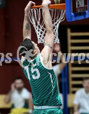 Basketball Zweite Liga 2019/2020. Grunddurchgang 8. Runde. Woerthersee Piraten gegen KOS Celovec.  Rijad Dzigal (KOS Celovec). Klagenfurt, am 16.11.2019.
Foto: Kuess
www.qspictures.net

---
pressefotos, pressefotografie, kuess, qs, qspictures, sport, bild, bilder, bilddatenbank