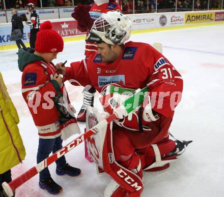 EBEL. Eishockey Bundesliga. KAC gegen	HCB Suedtirol Alperia. David Madlener (KAC). Klagenfurt, am 24.11.2019.
Foto: Kuess
www.qspictures.net

---
pressefotos, pressefotografie, kuess, qs, qspictures, sport, bild, bilder, bilddatenbank
