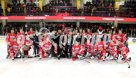 EBEL. Eishockey Bundesliga. KAC gegen	EC Red Bull Salzburg. Sponsor des Abends. Klagenfurt, am 6.12.2019.
Foto: Kuess
www.qspictures.net

---
pressefotos, pressefotografie, kuess, qs, qspictures, sport, bild, bilder, bilddatenbank