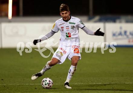 Fussball Bundesliga. RZ Pellets WAC gegen LASK. Michael Novak (WAC). Wolfsberg, am 7.12.2019.
Foto: Kuess
www.qspictures.net

---
pressefotos, pressefotografie, kuess, qs, qspictures, sport, bild, bilder, bilddatenbank