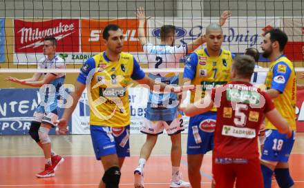 Volleyball CEV Cup. SK Zadruga Aich/Dob gegen VK Ostrava (CZE).   Jubel Ostrava. Bleiburg, am 18.12.2019.
Foto: Kuess
---
pressefotos, pressefotografie, kuess, qs, qspictures, sport, bild, bilder, bilddatenbank