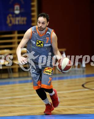 Basketball Zweite Liga 2019/2020. Grunddurchgang 15. Runde. KOS Celovec gegen  Fuerstenfeld Panthers. Mario Petric (Fuerstenfeld). Klagenfurt, am 21.12.2019.
Foto: Kuess
www.qspictures.net

---
pressefotos, pressefotografie, kuess, qs, qspictures, sport, bild, bilder, bilddatenbank
