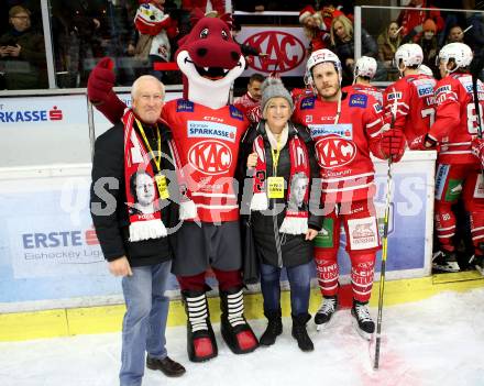 EBEL. Eishockey Bundesliga. KAC gegen	Hydro Fehervar AV 19. Geier Manuel (KAC). Klagenfurt, am 15.12.2019.
Foto: Kuess
www.qspictures.net

---
pressefotos, pressefotografie, kuess, qs, qspictures, sport, bild, bilder, bilddatenbank