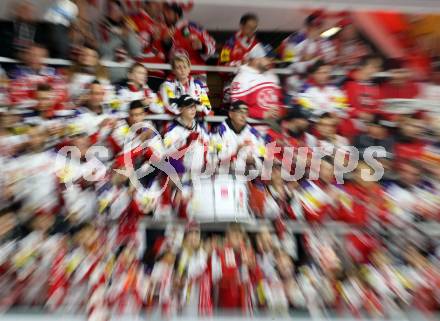 EBEL. Eishockey Bundesliga. KAC gegen	Moser Medical Graz99ers. Fans (KAC). Klagenfurt, am 28.12.2019.
Foto: Kuess
www.qspictures.net

---
pressefotos, pressefotografie, kuess, qs, qspictures, sport, bild, bilder, bilddatenbank