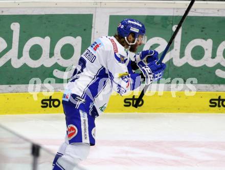 EBEL. Eishockey Bundesliga. VSV gegen Moser Medical Graz99ers.  Torjubel Patrick Bjorkstrand (VSV). Villach, am 3.1.2020.
Foto: Kuess
www.qspictures.net
---
pressefotos, pressefotografie, kuess, qs, qspictures, sport, bild, bilder, bilddatenbank