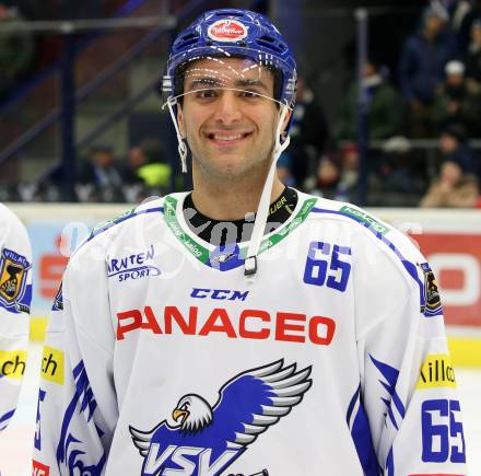 EBEL. Eishockey Bundesliga. VSV gegen Moser Medical Graz99ers.  Mark Anthony Cundari (VSV). Villach, am 3.1.2020.
Foto: Kuess
www.qspictures.net
---
pressefotos, pressefotografie, kuess, qs, qspictures, sport, bild, bilder, bilddatenbank