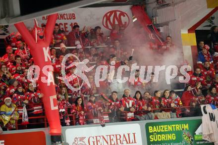 EBEL. Eishockey Bundesliga. KAC gegen	VSV. Fans (KAC). Klagenfurt, am 5.1.2020.
Foto: Kuess
www.qspictures.net

---
pressefotos, pressefotografie, kuess, qs, qspictures, sport, bild, bilder, bilddatenbank