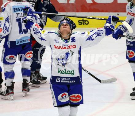 EBEL. Eishockey Bundesliga. VSV gegen Hydro Fehervar AV 19. Anton Karlsson  (VSV). Villach, am 10.1.2020.
Foto: Kuess
www.qspictures.net
---
pressefotos, pressefotografie, kuess, qs, qspictures, sport, bild, bilder, bilddatenbank