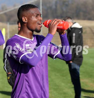 Fussball Bundesliga. 2. Liga. Testspiel. RZ Pellets WAC gegen SK Austria Klagenfurt. Mc Moordy King Huether (Klagenfurt). St. Andrae, am 11.1.2020.
Foto: Kuess
www.qspictures.net
---
pressefotos, pressefotografie, kuess, qs, qspictures, sport, bild, bilder, bilddatenbank
