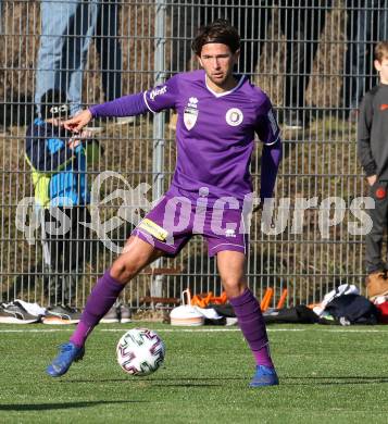 Fussball Bundesliga. 2. Liga. Testspiel. RZ Pellets WAC gegen SK Austria Klagenfurt. Julian von Haacke (Klagenfurt). St. Andrae, am 11.1.2020.
Foto: Kuess
www.qspictures.net
---
pressefotos, pressefotografie, kuess, qs, qspictures, sport, bild, bilder, bilddatenbank