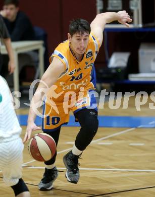 Basketball Zweite Liga 2019/2020. Grunddurchgang 17. Runde. KOS Celovec gegen  BBU Salzburg.  Guillermo Sanchez Daza (Salzburg). Klagenfurt, am 11.1.2020.
Foto: Kuess
www.qspictures.net

---
pressefotos, pressefotografie, kuess, qs, qspictures, sport, bild, bilder, bilddatenbank