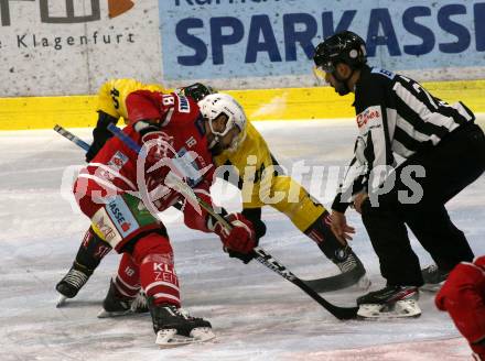 EBEL. Eishockey Bundesliga. KAC gegen	spusu Vienna Capitals.  Koch Thomas (KAC),  Zalewski Mike (Vienna Capitals). Klagenfurt, am 24.1.2020.
Foto: Kuess
www.qspictures.net

---
pressefotos, pressefotografie, kuess, qs, qspictures, sport, bild, bilder, bilddatenbank